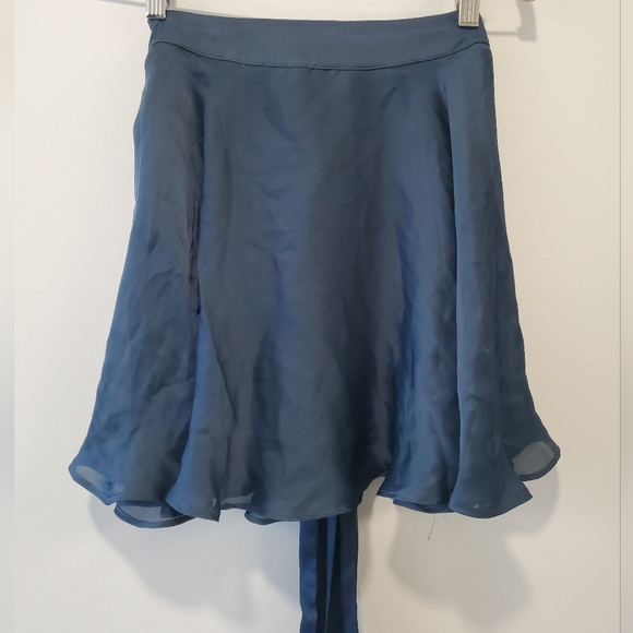 KAS New York  Free People Skirt Blue  size Small - Picture 7 of 8